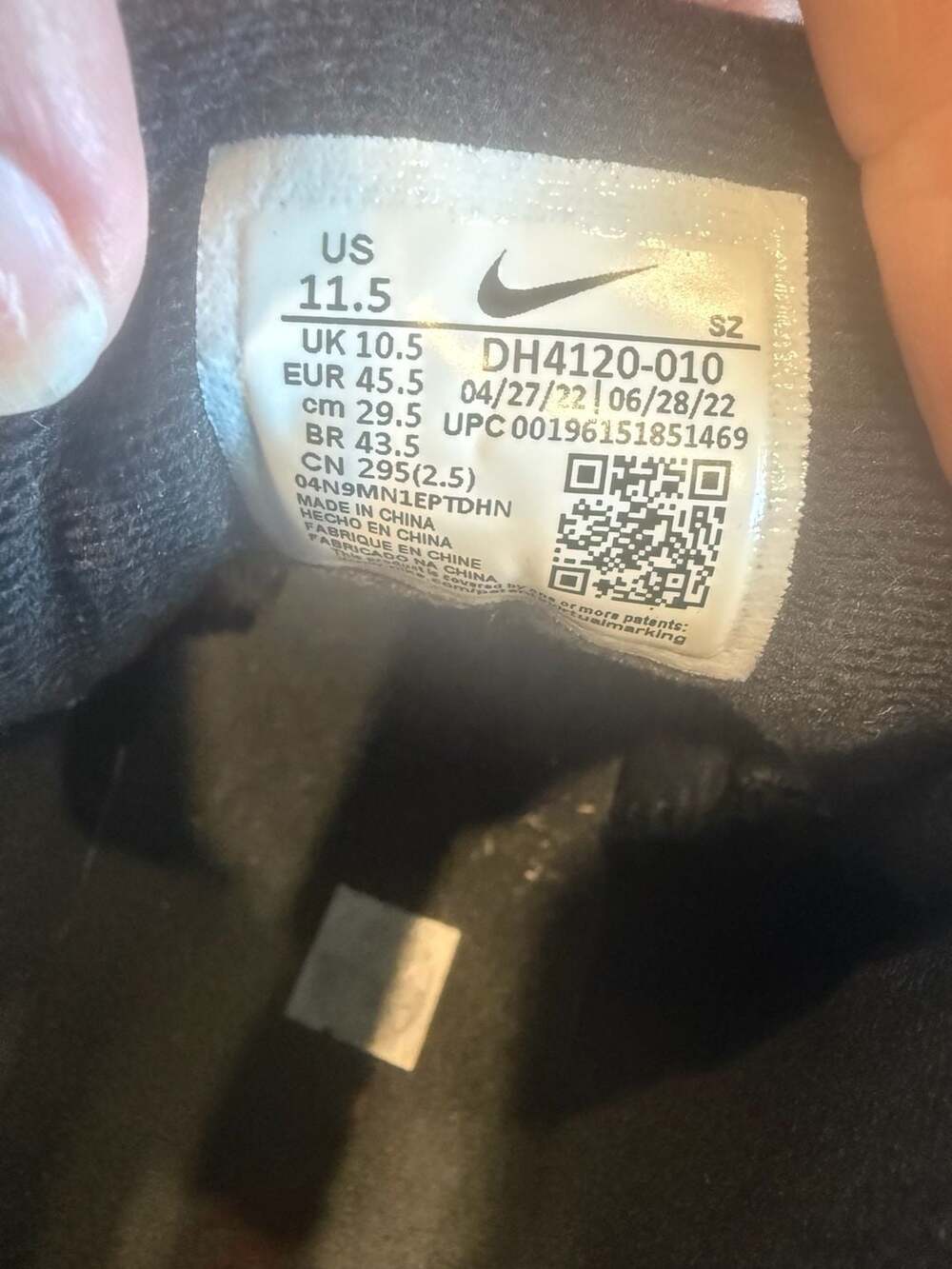 Nike Air Jordan 12 Low Golf 'Playoff' DH4120-010 - Picture 6 of 6